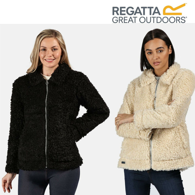 Regatta Womens Akasha Full Zip Fluffy Fleece - Just £29.99! Shop now at Warwickshire Clothing.