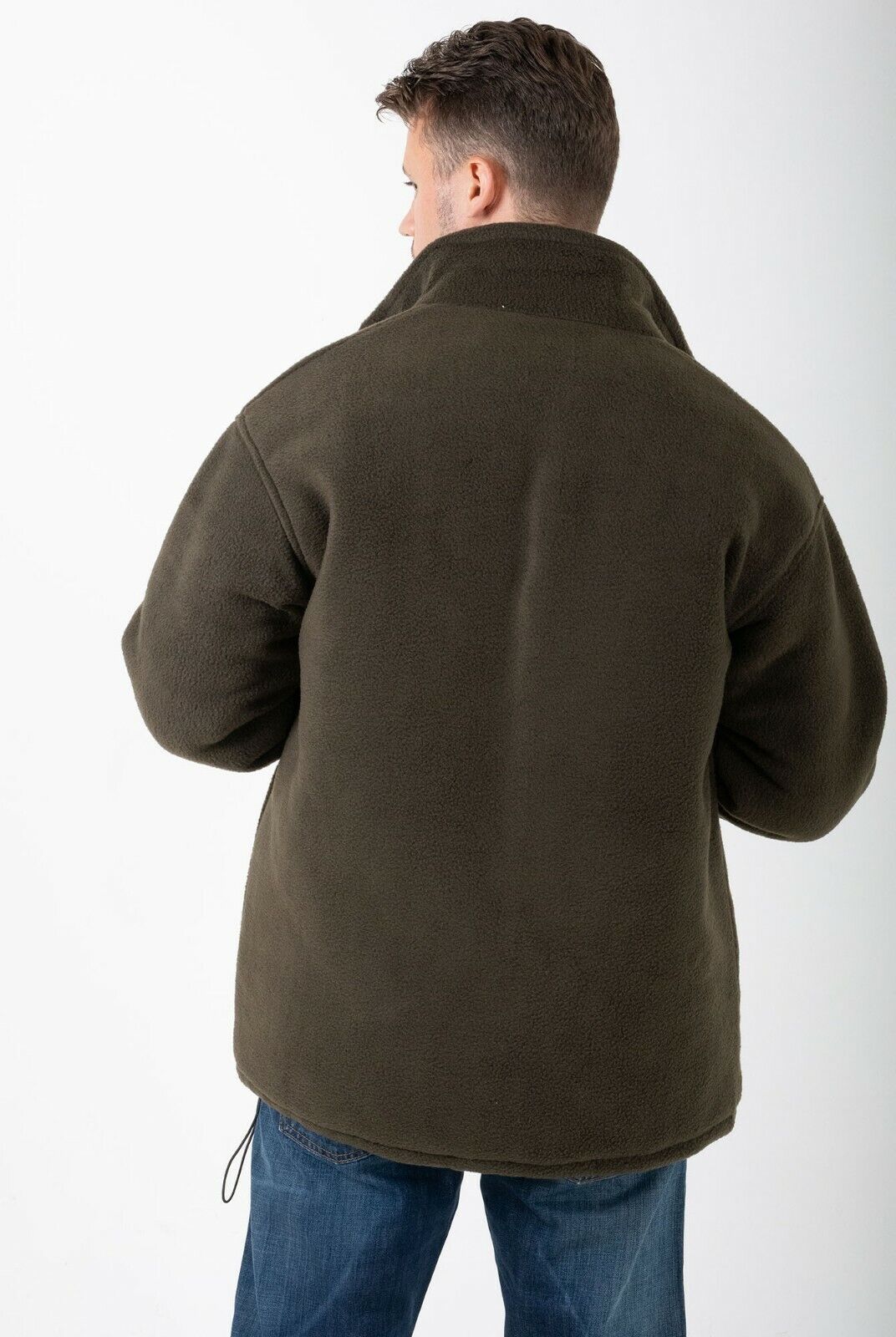 Hazy Blue Unisex Warm Quilted Padded Anti Pill Fleece Jacket - Just £29.99! Shop now at Warwickshire Clothing.