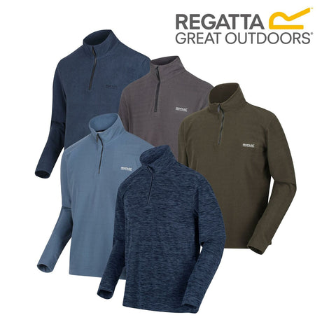 Regatta Mens Elgor II Half Zip Long Sleeved Jumper Pullover - Just £16.99! Shop now at Warwickshire Clothing.