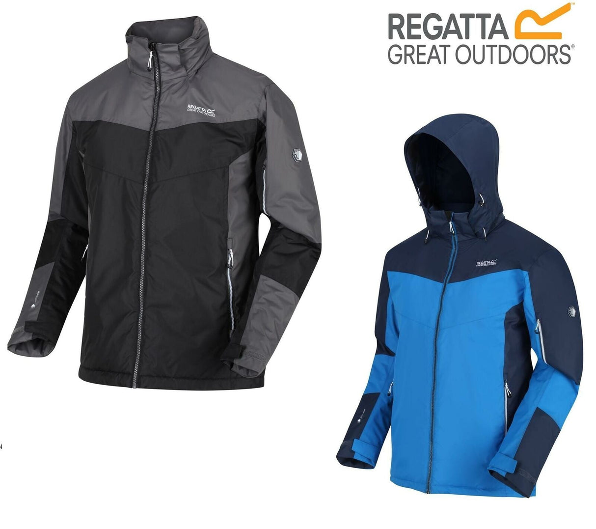 Regatta Mens Fincham Waterproof Insulated Hidden Hood Jacket - Just £34.99! Shop now at Warwickshire Clothing.