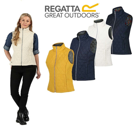 Regatta Womens Charna Insulated Diamond Quilted Bodywarmer Vented Gilet - Just £24.99! Shop now at Warwickshire Clothing.