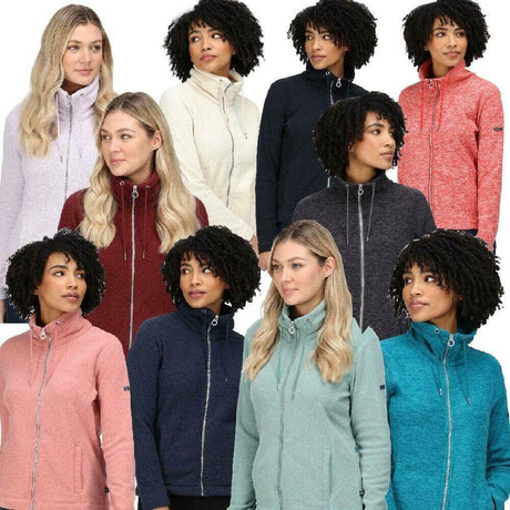 Regatta Womens Zabelle Mock Neck Full Zip Fleece Jacket - Just £19.99! Shop now at Warwickshire Clothing.