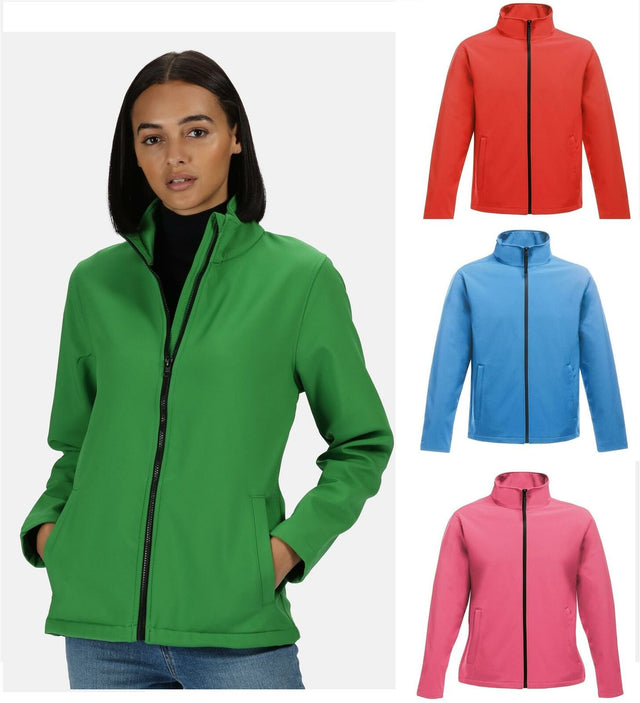 Regatta Ablaze 3 Layer Waterproof Printable Womens Softshell Jacket - Just £14.49! Shop now at Warwickshire Clothing.