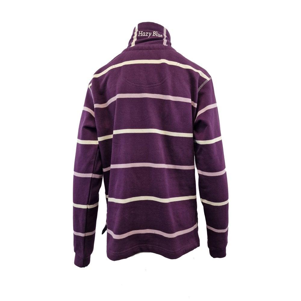 Hazy Blue Womens Half Zip Pullover Sweatshirts - Lizzy - Just £29.99! Shop now at Warwickshire Clothing.