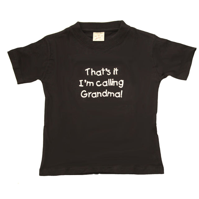 Hazy Blue Kids Thats It I'm Calling Grandad, Grandma & Nanny T-Shirts - Just £5.49! Shop now at Warwickshire Clothing.