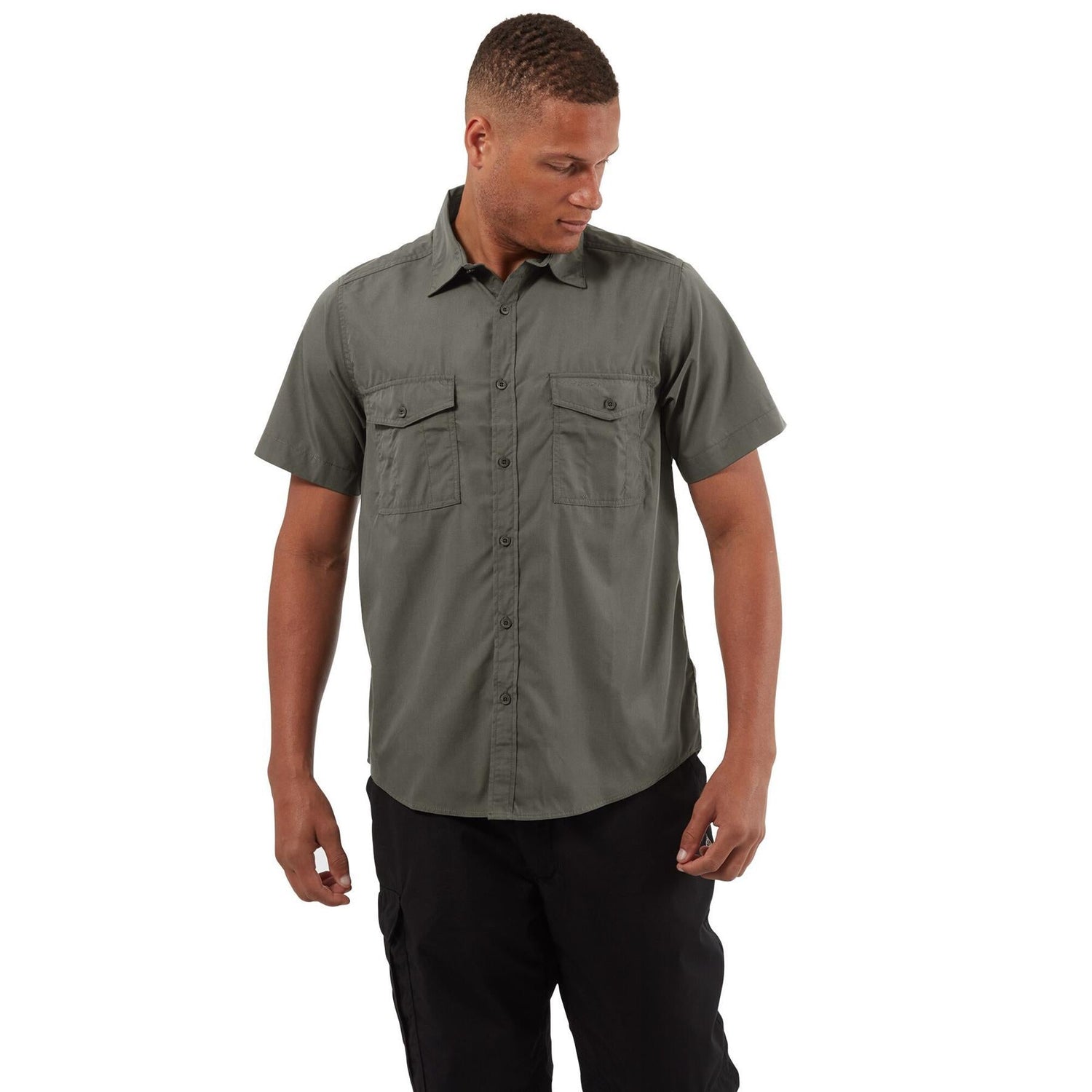Craghoppers Mens Kiwi Short Sleeved Shirt Nosi Defense - Just £24.99! Shop now at Warwickshire Clothing.