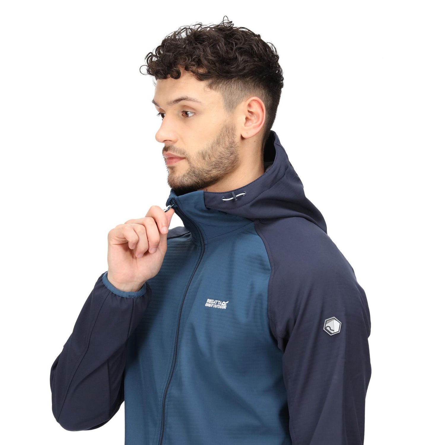 Regatta Mens Arec III Outdoor Hooded Softshell Jacket - Just £29.99! Shop now at Warwickshire Clothing.