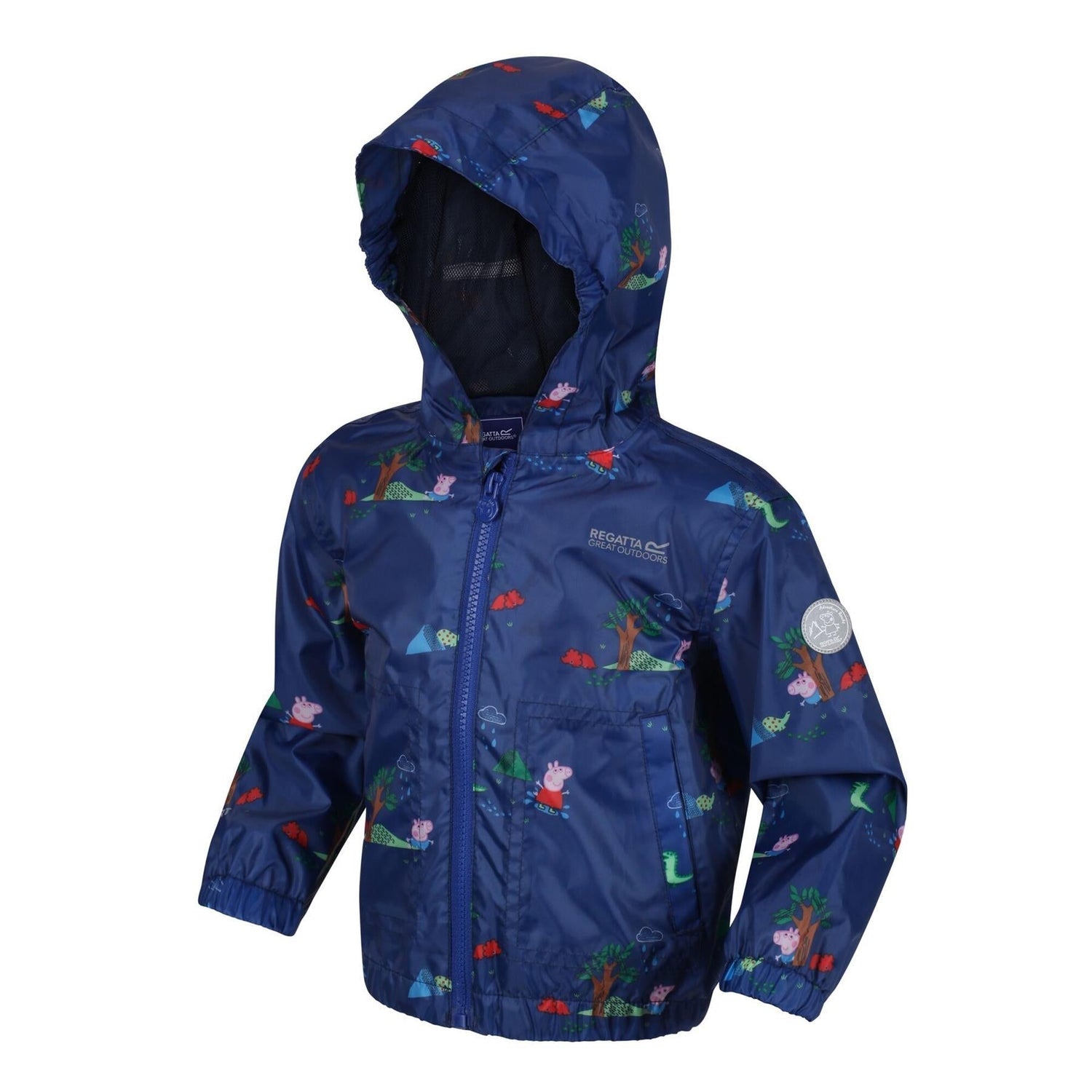 Regatta Kids Peppa Pig Muddy Puddle Waterproof Hooded Jacket Boys Girls - Just £19.99! Shop now at Warwickshire Clothing.