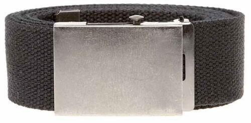 Duke Unisex strong Metal Buckle Canvas Belt - BLACK - ONESIZE - Just £7.99! Shop now at Warwickshire Clothing.
