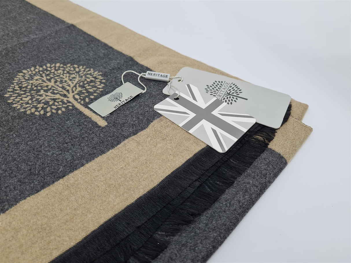 Heritage Pashmina Tree Of Life Womens Scarf - Just £14.99! Shop now at Warwickshire Clothing.