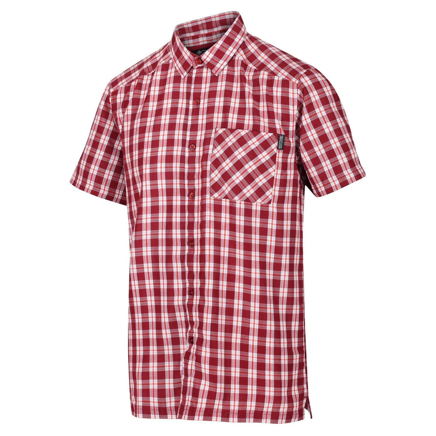 Regatta Mens Mindano V Check Short Sleeve Shirt - Just £14.99! Shop now at Warwickshire Clothing.