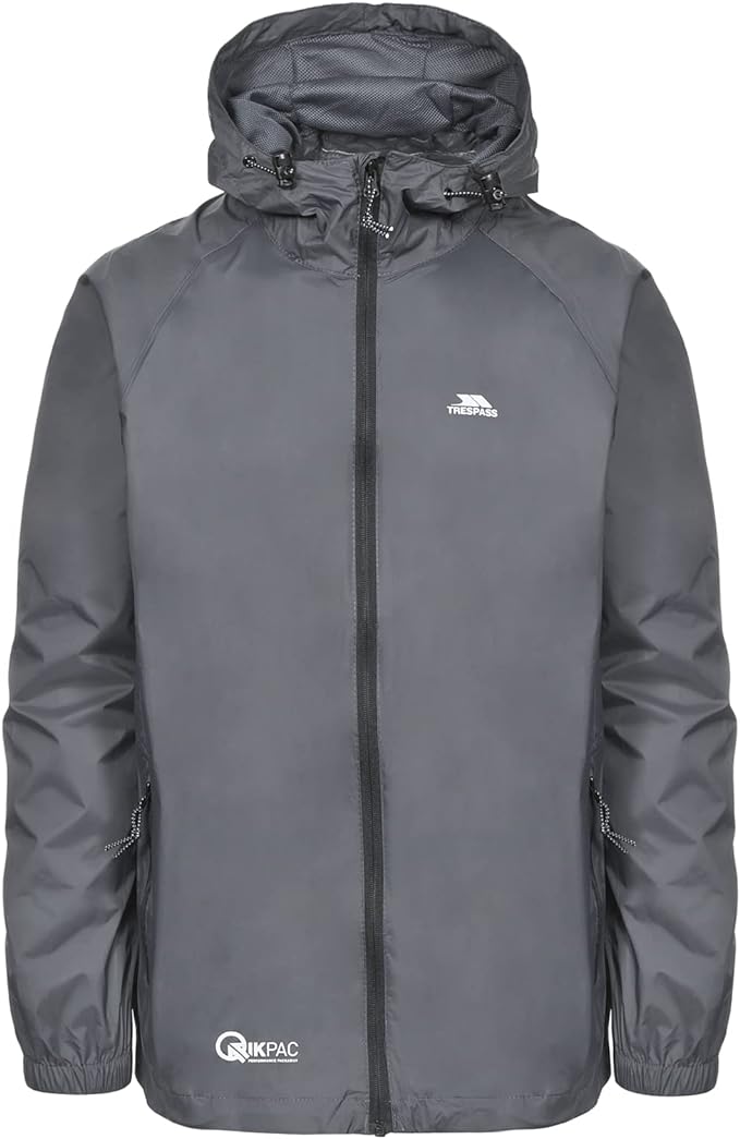 Trespass Qikpac Waterproof Unisex Jacket - Just £24.99! Shop now at Warwickshire Clothing.