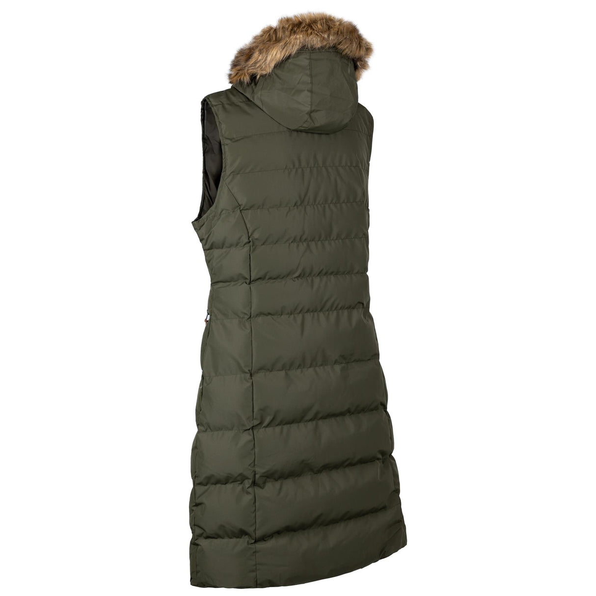 Trespass Audrey Long Gilet Sleeveless Quilted Hooded Limited Edition Bodywarmer - Just £49.99! Shop now at Warwickshire Clothing.