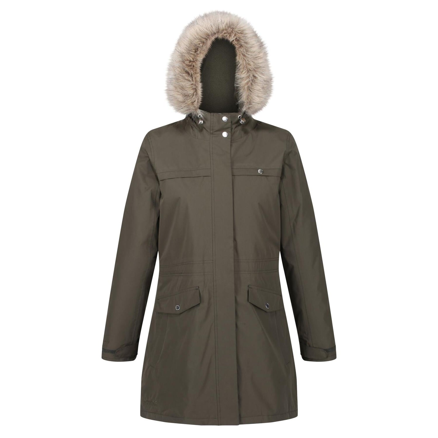 Regatta Womens Serleena II Waterproof Insulated Fur Trim Hooded Parka Jacket - Just £39.99! Shop now at Warwickshire Clothing.