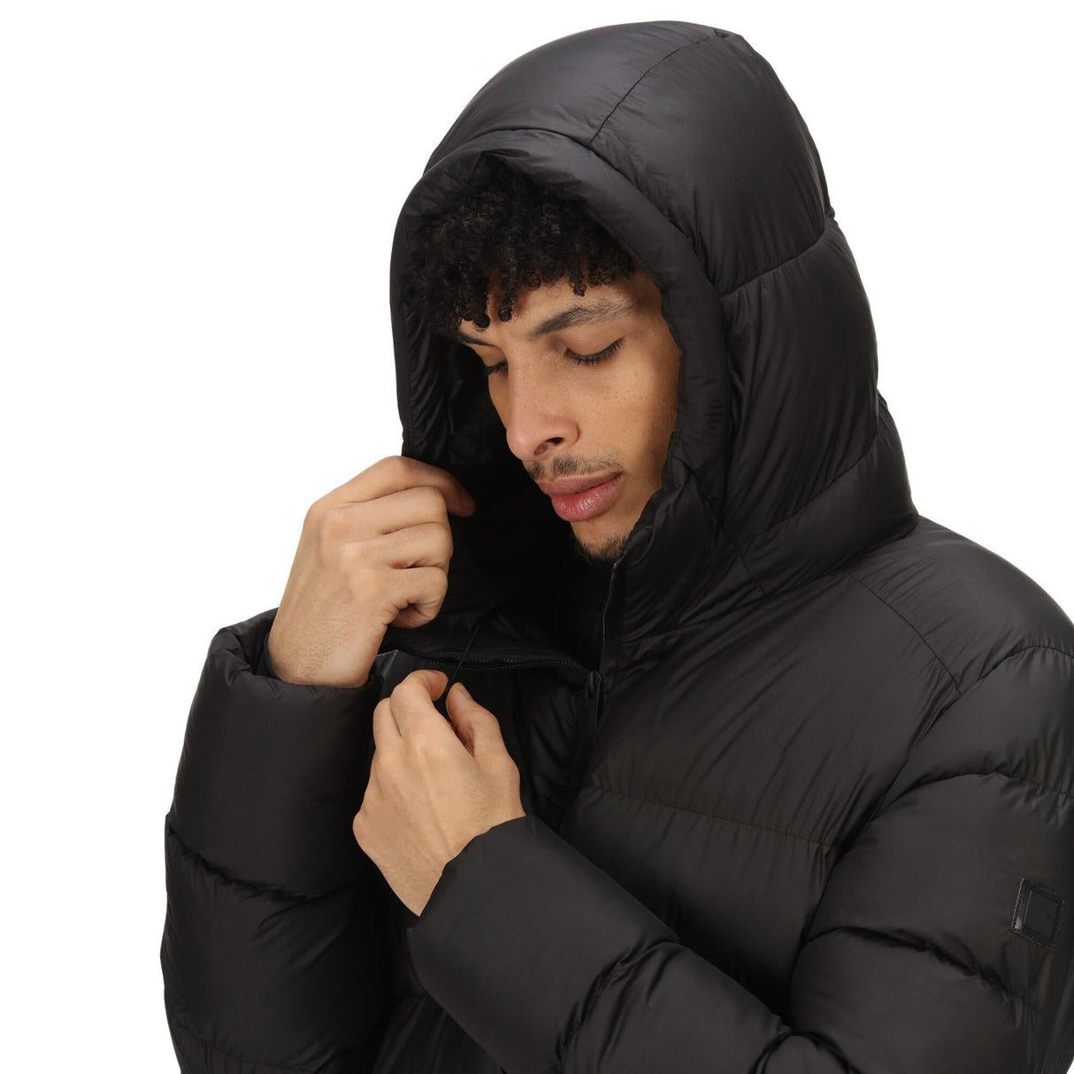 Regatta Mens Hallin Water Repellent Hooded Quilted Coat - Just £54.99! Shop now at Warwickshire Clothing.