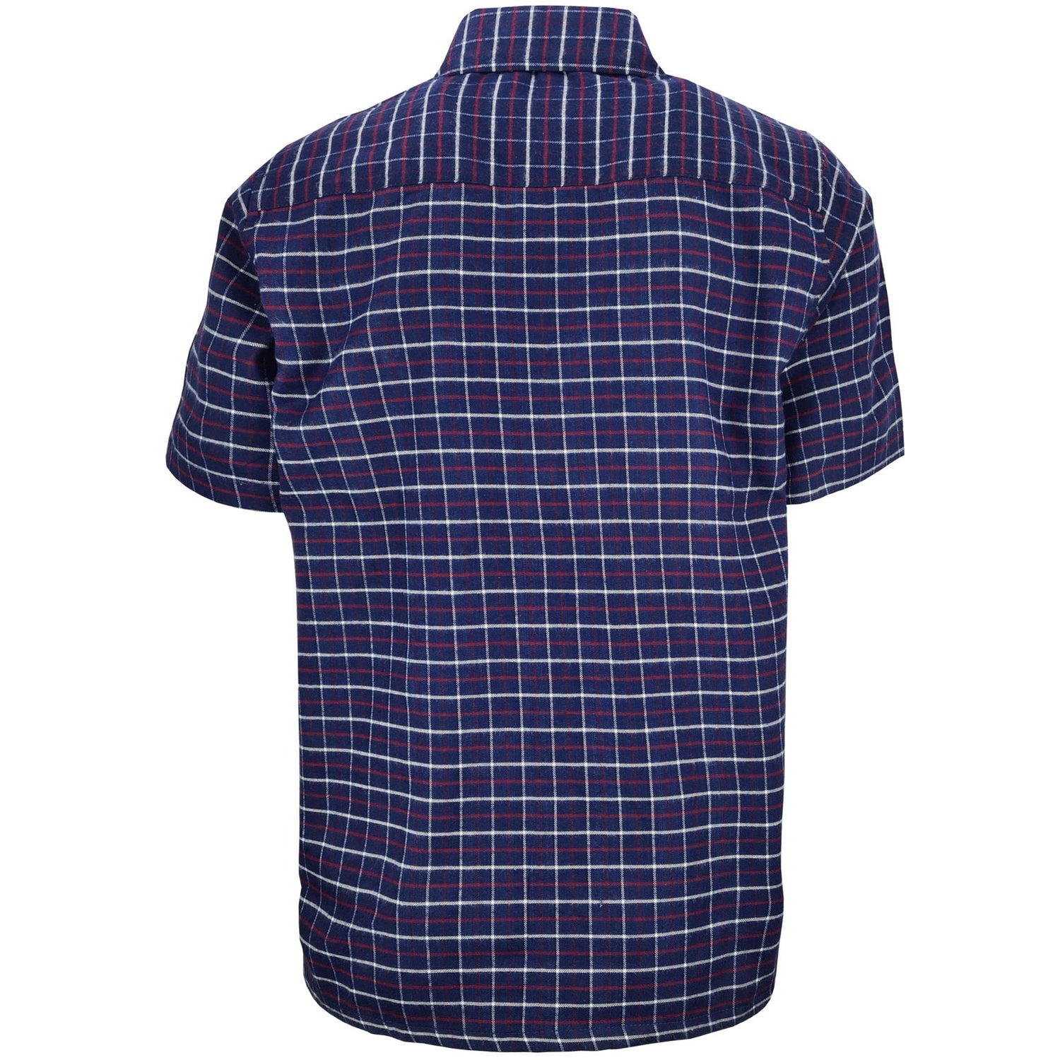 Country Classics Mens Short Sleeve Check Shirt - Fontwell Navy - Just £16.99! Shop now at Warwickshire Clothing.