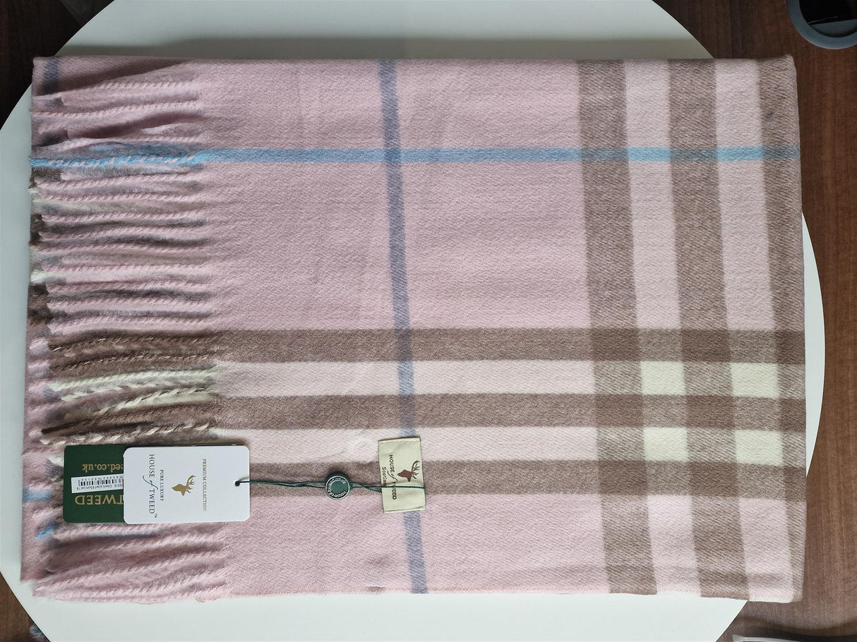 House Of Tweed Womens Soft Tartan Scarf - Just £14.99! Shop now at Warwickshire Clothing.