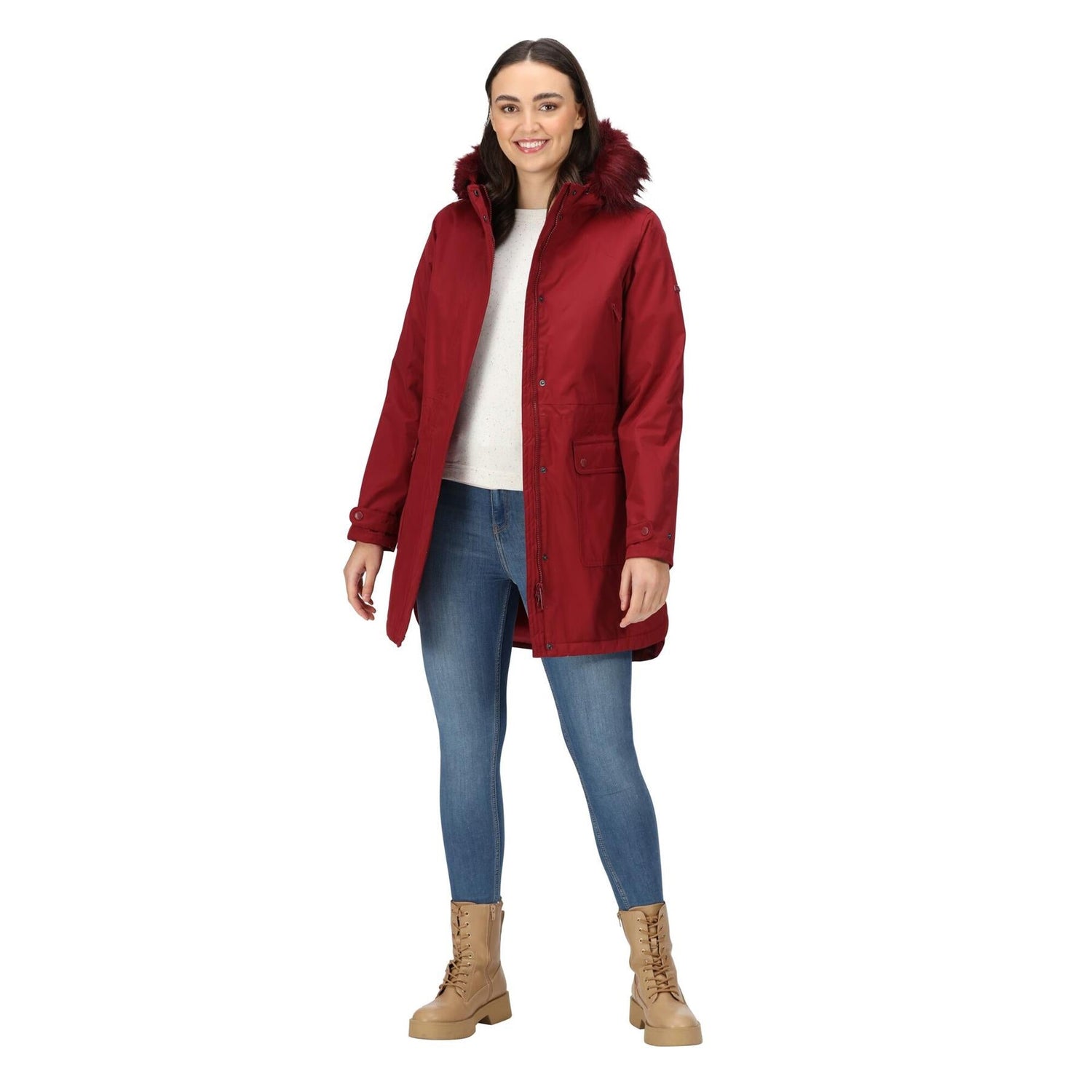 Regatta Womens Sabinka Fur Trim Waterproof Insulated Parka Coat - Just £39.99! Shop now at Warwickshire Clothing.