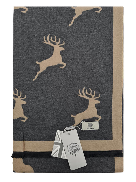 Hazy Blue New Heritage Collection Women's Scarves  - STAG - Just $13.99! Shop now at Warwickshire Clothing. Free Dellivery.