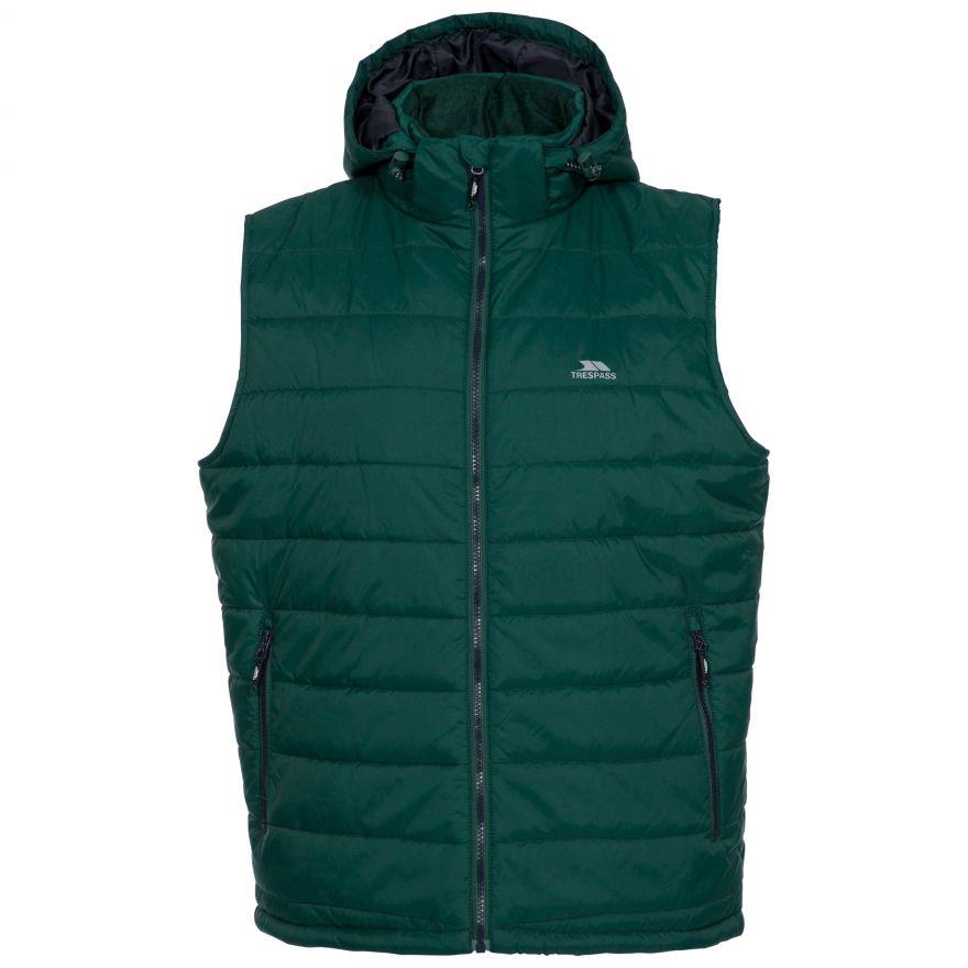 Trespass Mens Franklyn Padded Warm Hooded Insulated Bodywarmer - Just £24.99! Shop now at Warwickshire Clothing.