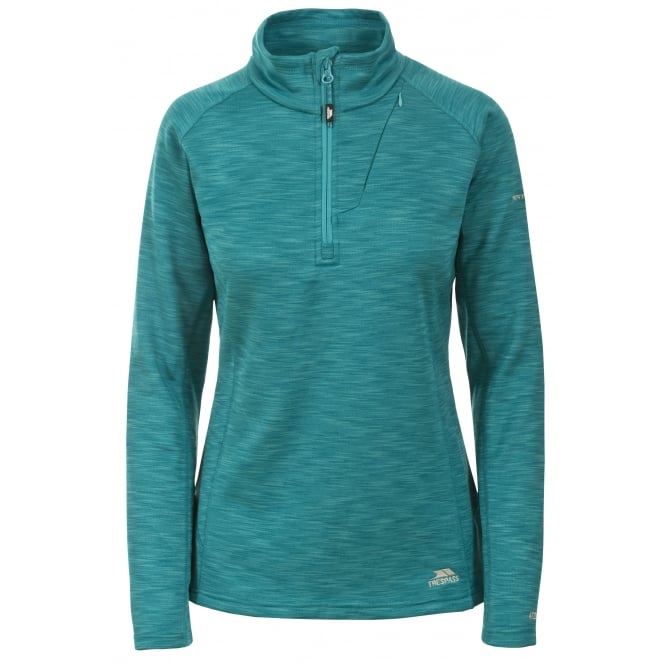 Trespass Womens Fairford Fleece Half Zip Pullover Jumper - Just £24.99! Shop now at Warwickshire Clothing.