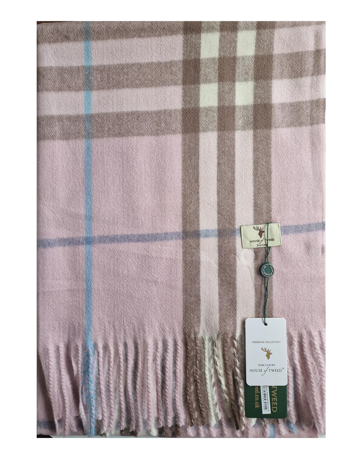 House Of Tweed Womens Soft Tartan Scarf - Just £14.99! Shop now at Warwickshire Clothing.