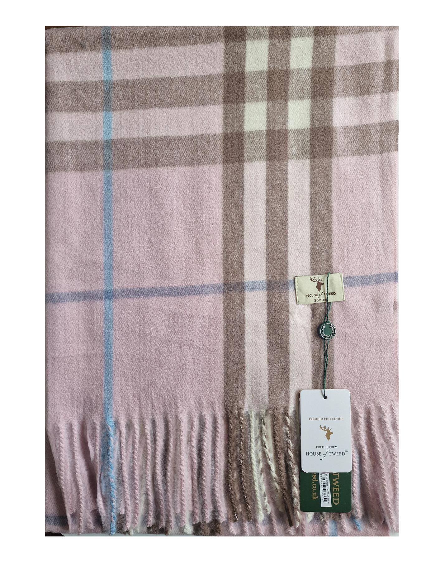 House Of Tweed Womens Soft Tartan Scarf - Just £14.99! Shop now at Warwickshire Clothing.