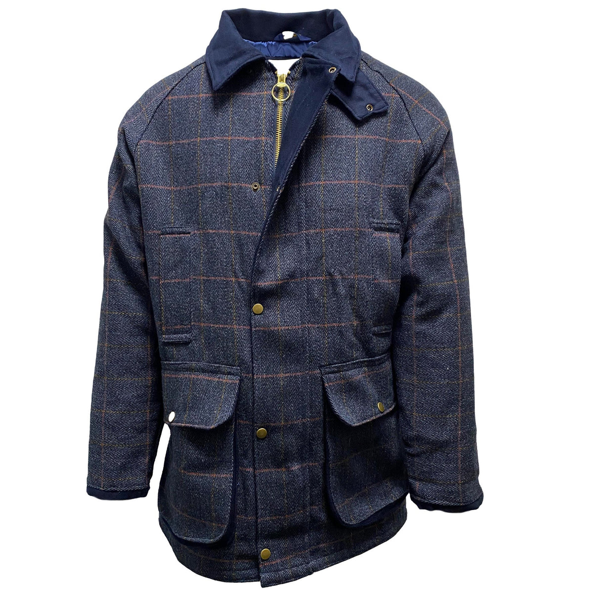 Hazy Blue Mens Derby Tweed Waterproof Jacket - Just £89.99! Shop now at Warwickshire Clothing.