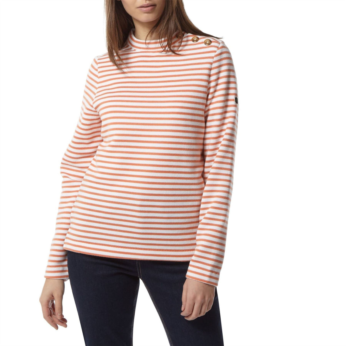 Craghoppers Womens Balmoral Striped Crew Neck Jersey - Just £26.99! Shop now at Warwickshire Clothing.