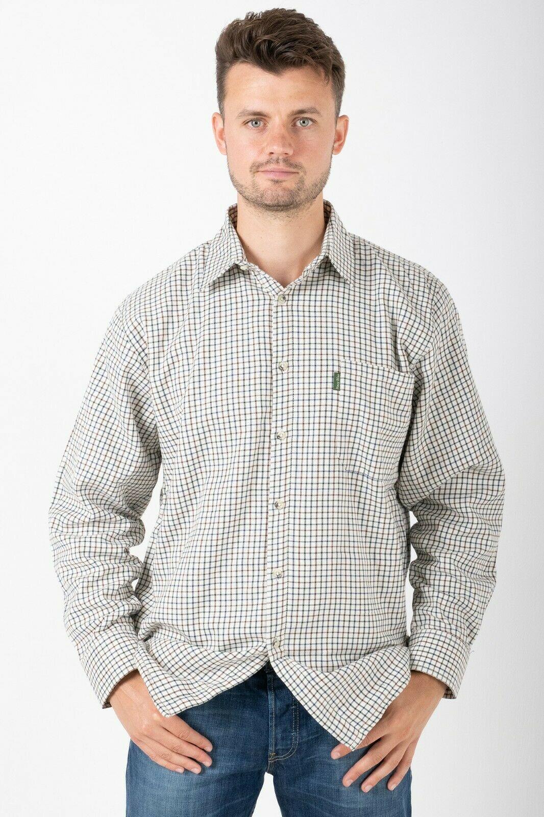 Hazy Blue Mens Long Sleeve Country Check Shirt - Fleece Lined - Just $24.99! Shop now at Warwickshire Clothing. Free Dellivery.