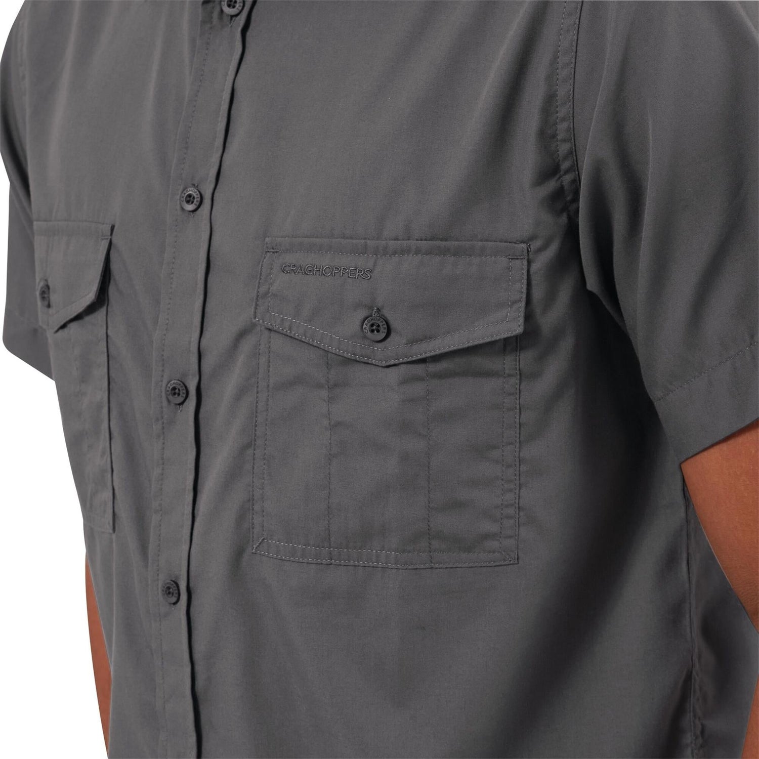 Craghoppers Mens Kiwi Short Sleeved Shirt Nosi Defense - Just £24.99! Shop now at Warwickshire Clothing.