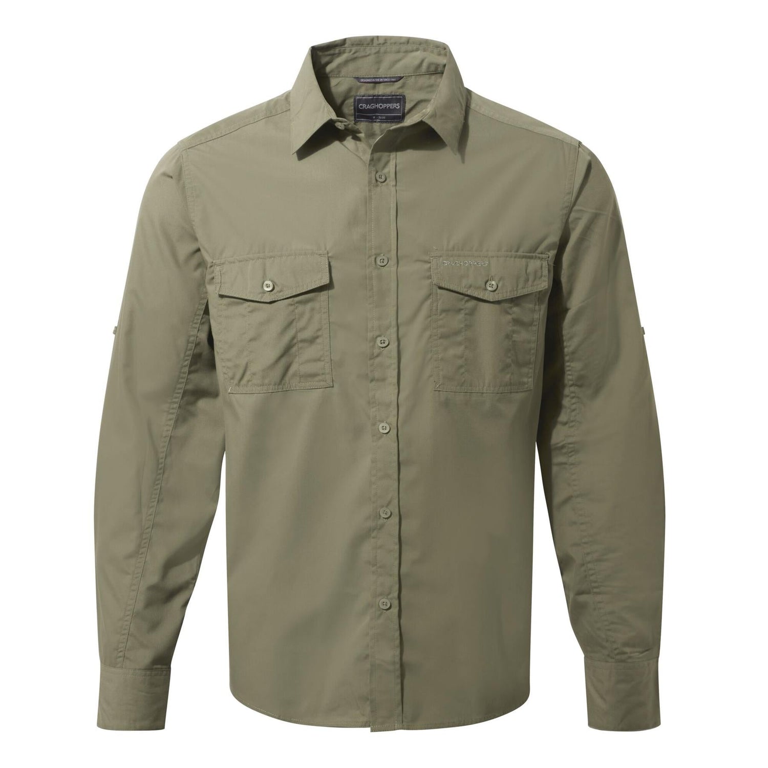 Craghoppers Mens New Kiwi Long Sleeved Shirt Walking Nosi Defence Travel - Just £29.99! Shop now at Warwickshire Clothing.