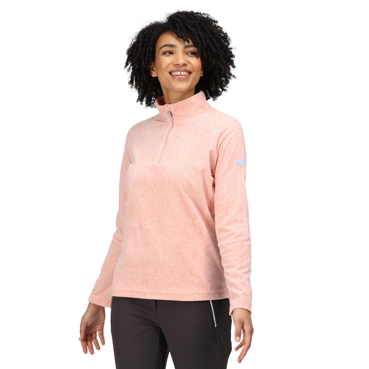 Regatta Womens Pimlo Half Zip Velour Fleece Sweater Pullover Jumper - Just £14.49! Shop now at Warwickshire Clothing.