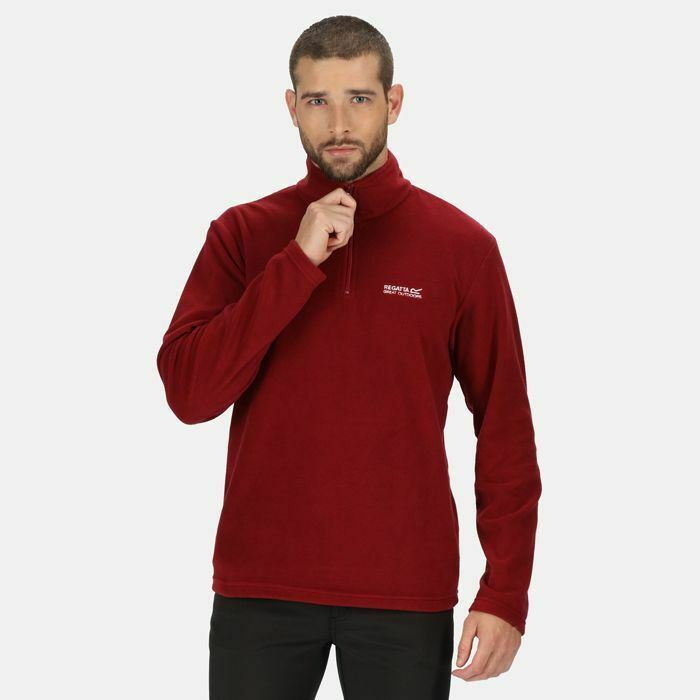 Regatta Mens Thompson Half Zip Light Micro Fleece | Dark Colours - Just £12.99! Shop now at Warwickshire Clothing.