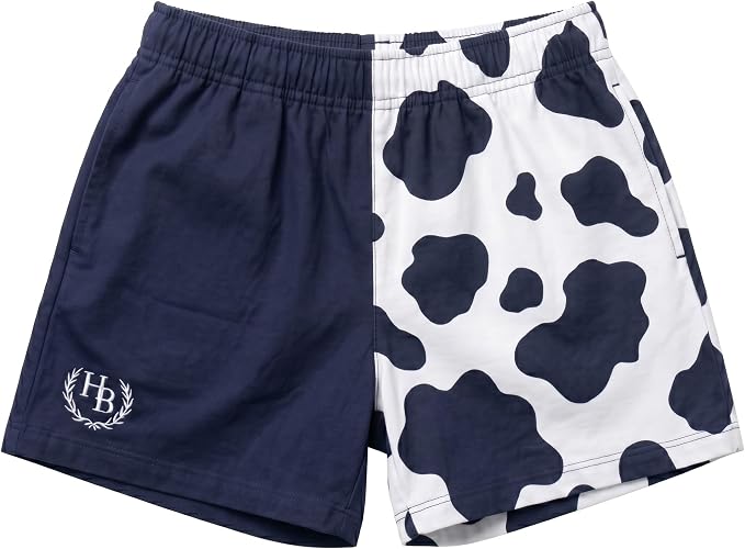 Hazy Blue Nelson - Unisex Coloured Block Shorts