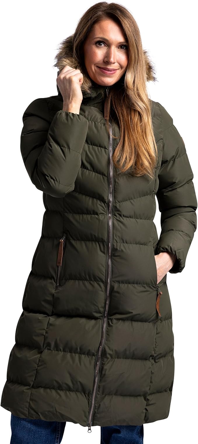 Trespass Audrey Womens Ladies Long Parka Coat
