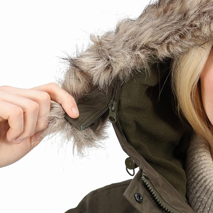 Regatta Women's Sabinka Fur Trim Parka Jacket - Just £44.99! Shop now at Warwickshire Clothing.