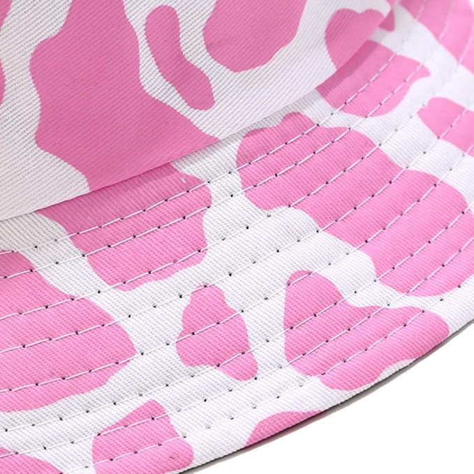 Unisex Cow Print Bucket Hat Reversible - Just £6.99! Shop now at Warwickshire Clothing.