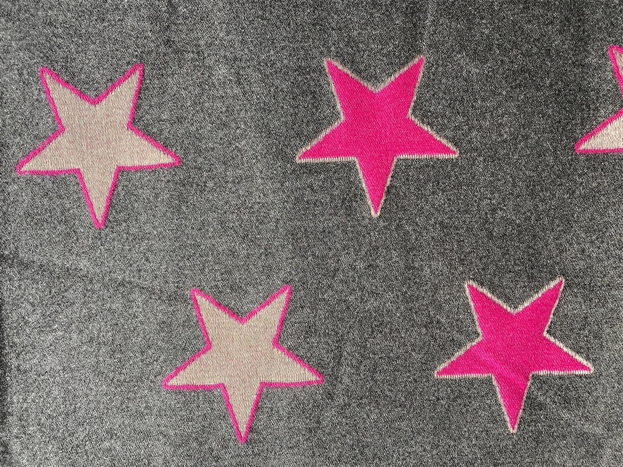 House of Tweed Ladies Womens Scarf - Stars - Just £14.99! Shop now at Warwickshire Clothing.