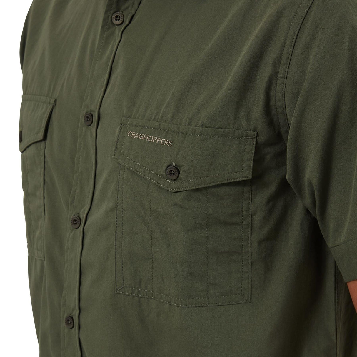Craghoppers Mens Kiwi Short Sleeved Shirt Nosi Defense - Just £26.99! Shop now at Warwickshire Clothing.