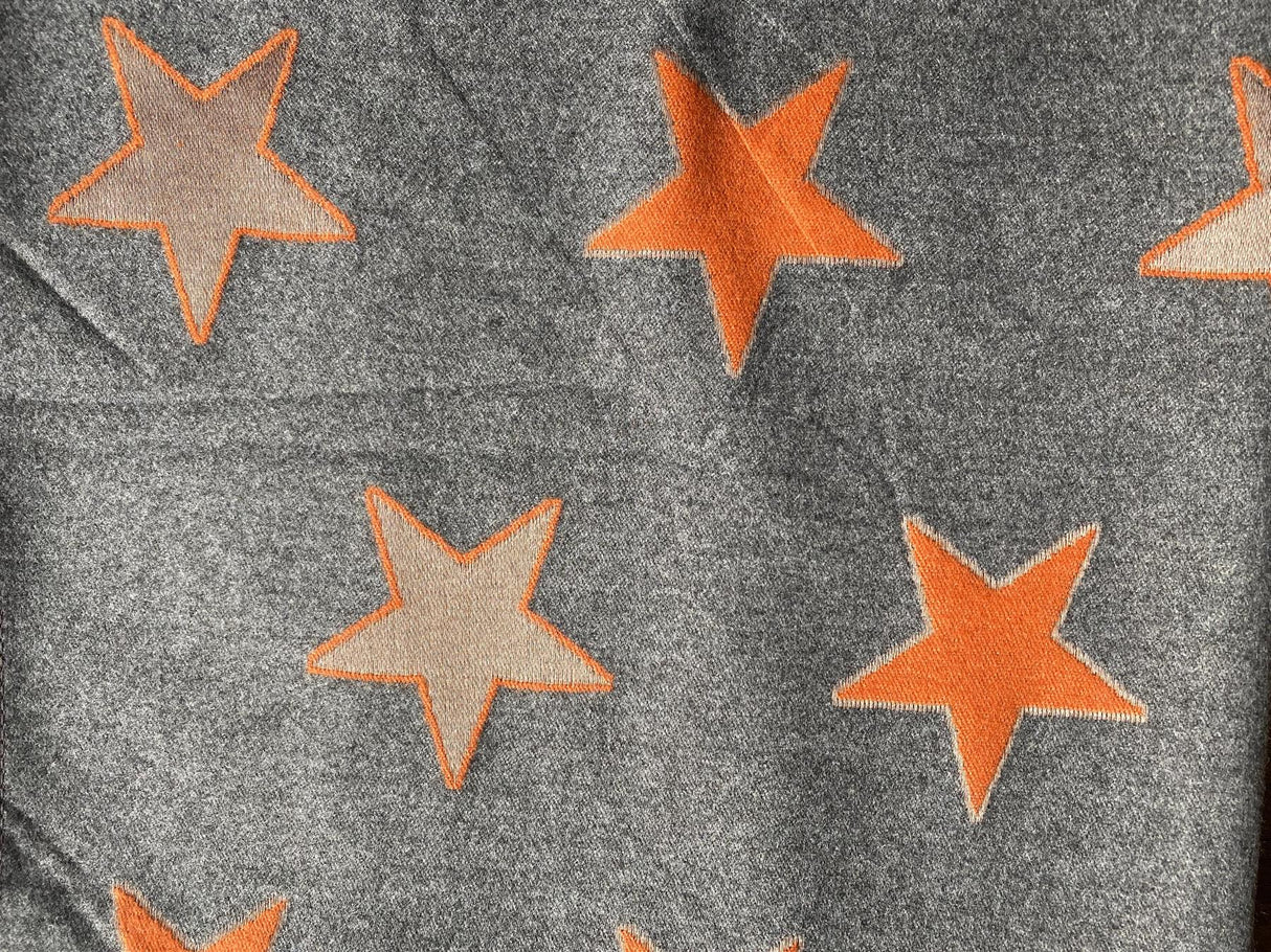 House of Tweed Ladies Womens Scarf - Stars - Just £14.99! Shop now at Warwickshire Clothing.