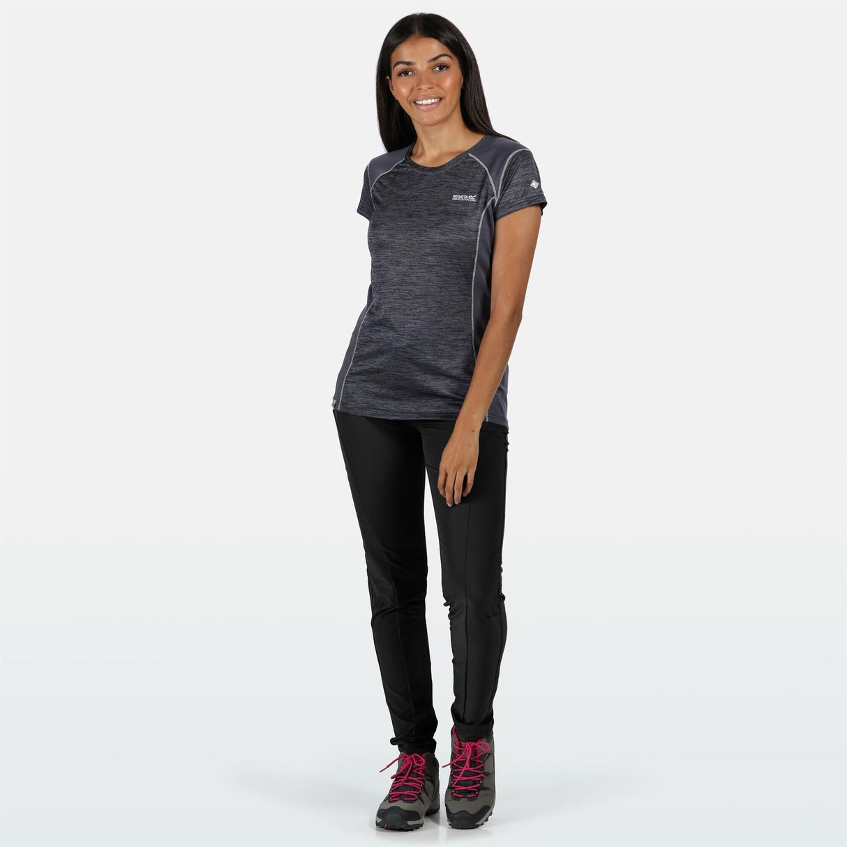 Regatta Ladies Pentre Walking Trousers Slim Isoflex Stretch Water Resistant - Just £24.99! Shop now at Warwickshire Clothing.