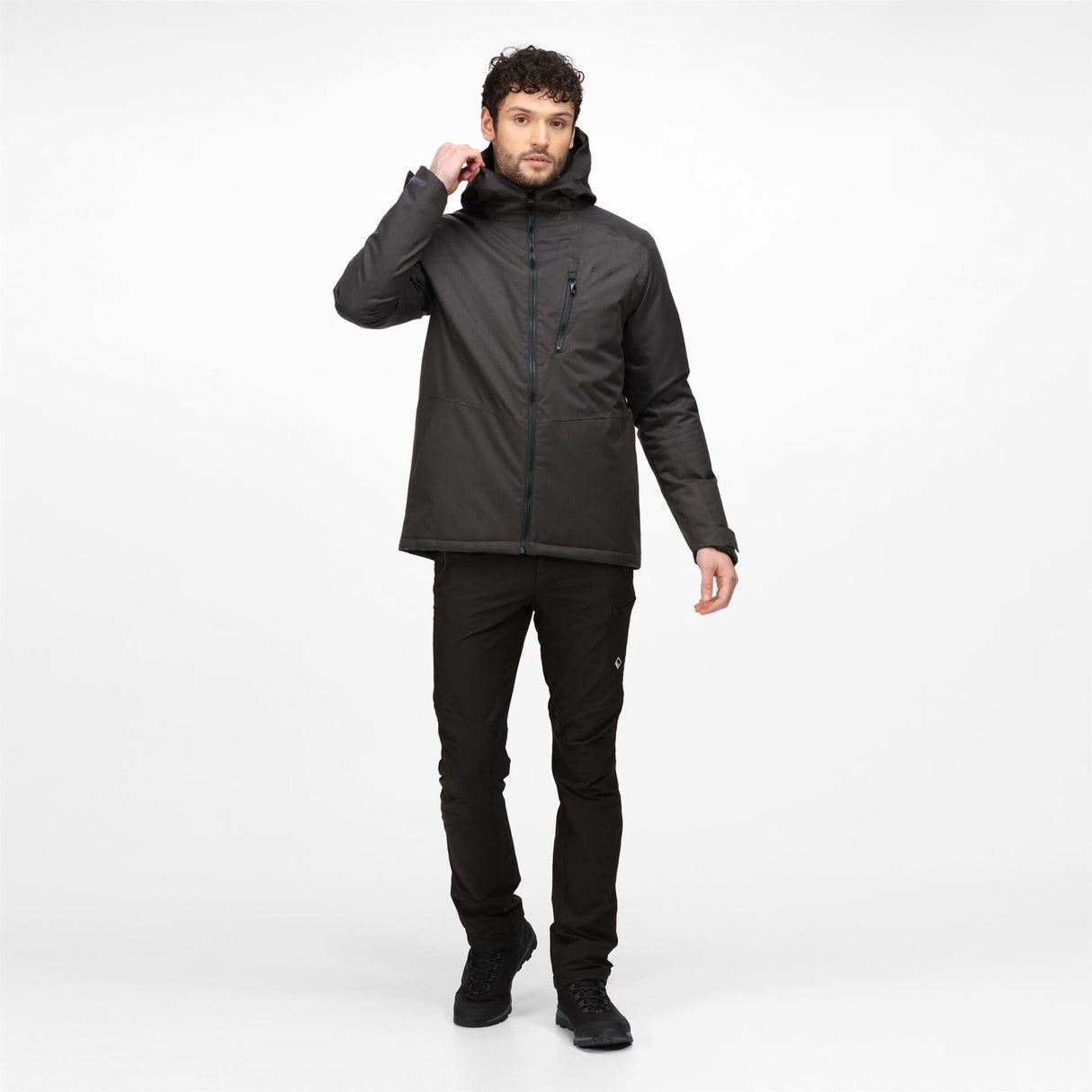 Regatta Highside VI Mens Waterproof Jacket isotex 10000 Built In Torch - Just £42.99! Shop now at Warwickshire Clothing.