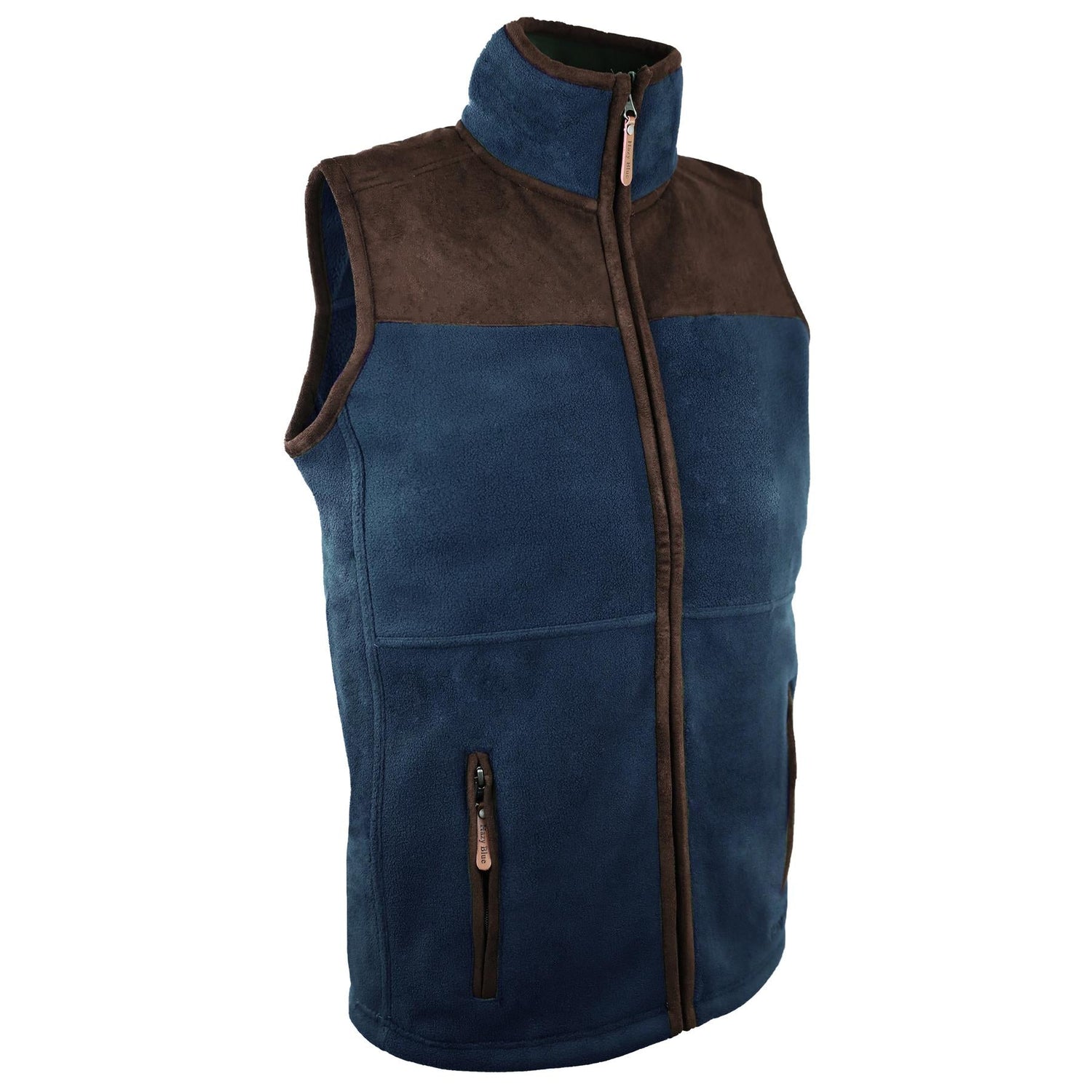 Hazy Blue Denton I Mens Fleece Gilet - Just £29.99! Shop now at Warwickshire Clothing.