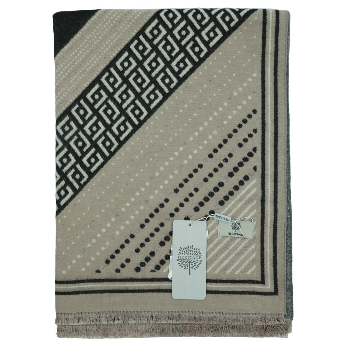 Heritage Warm Cashmere Pashmina Soft Feel Scarve - Aztec - Just £13.99! Shop now at Warwickshire Clothing.