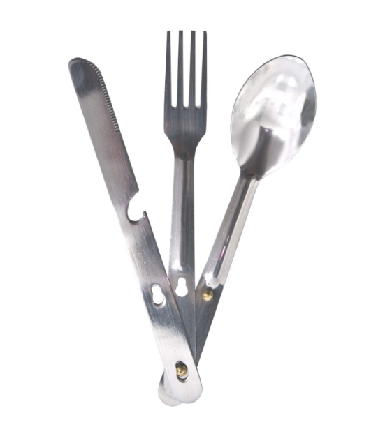 Trespass | Camping Cutlery 3 Piece Set - Just £5.99! Shop now at Warwickshire Clothing.