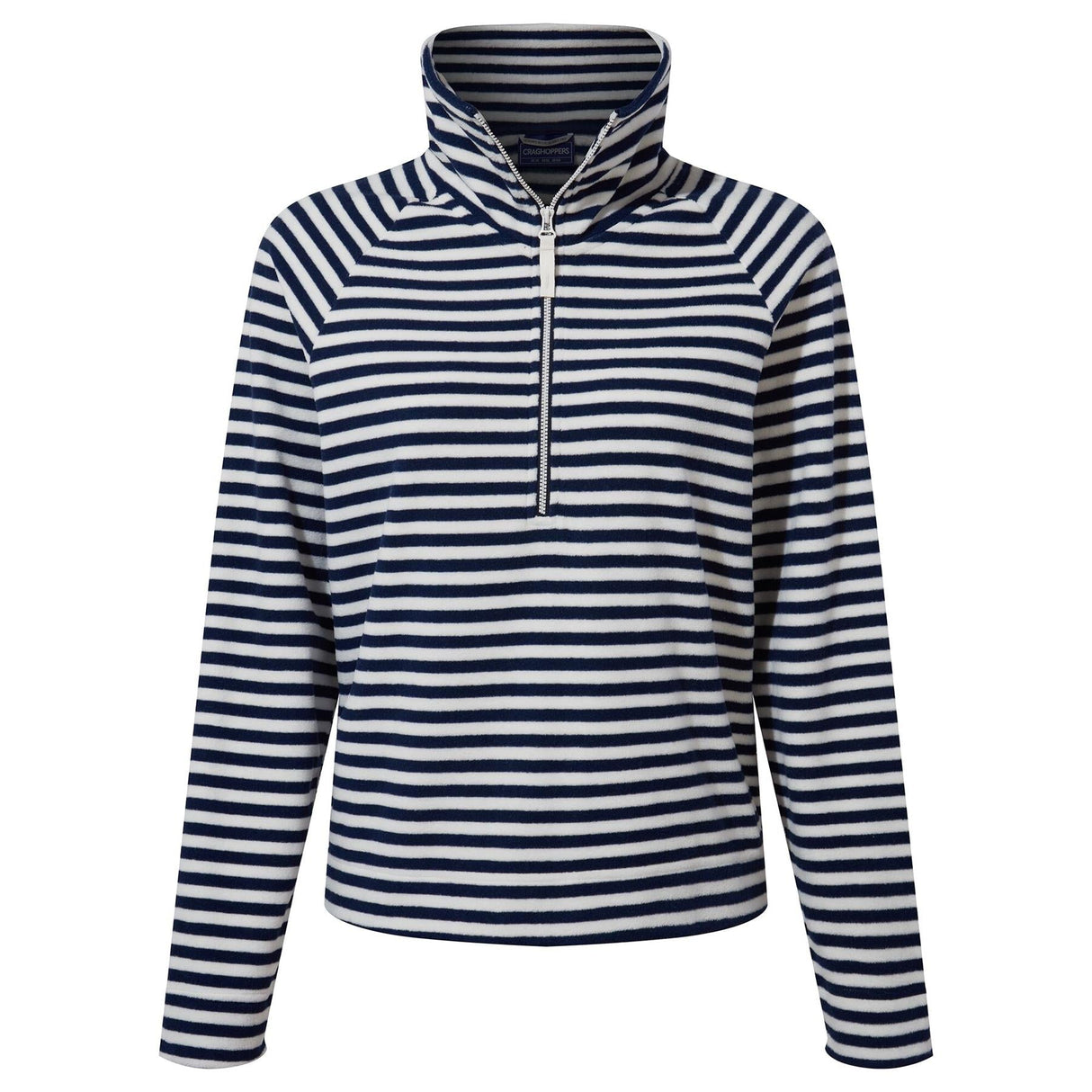 Craghoppers Women's Melina Half Zip Fleece | Blue Navy Stripe - Just £29.99! Shop now at Warwickshire Clothing.