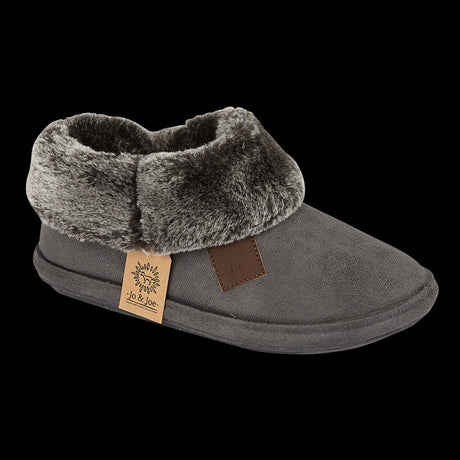 Jo & Joe Women's Winter Warm Fur Luxury Slip-On Mule Booties - Just £16.99! Shop now at Warwickshire Clothing.