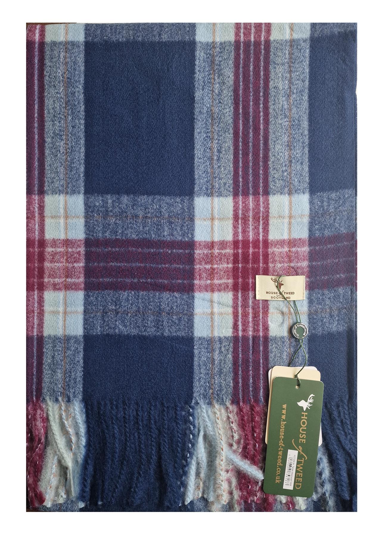 House Of Tweed Womens Soft Tartan Scarf - Just £14.99! Shop now at Warwickshire Clothing.