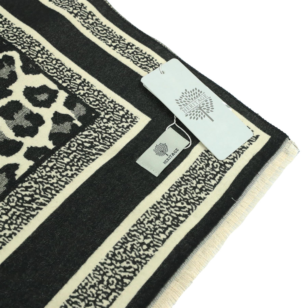 Heritage Warm Cashmere Pashmina Soft Feel Scarves - Leopard - Just £13.99! Shop now at Warwickshire Clothing.